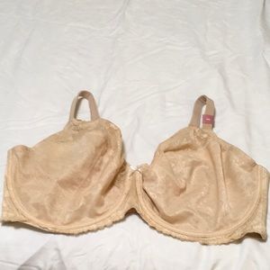 Cacique Unlined Full Coverage Bra, 46G, NWT